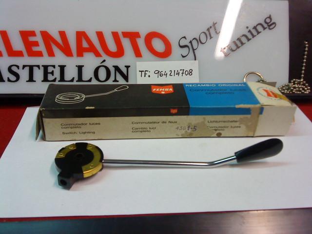 *CONMUTADOR LUCES SEAT 600-EBRO-AVIA PALANCA LUCES 4381-5 FEMSA